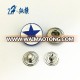 custom spring snap button with star logo