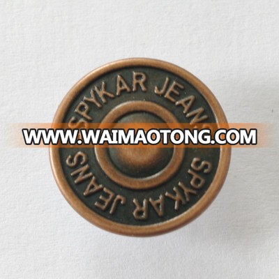 20mm denim metal jeans shank button shank / FOSHAN factory